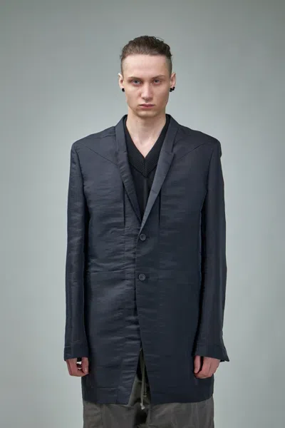 Rick Owens Giacca Lido Jacket In Blue