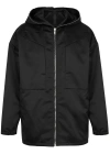 RICK OWENS GIACCO HOODED NYLON JACKET