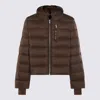 Rick Owens Gimp Padded Down Jacket In Re-nylon In Brown