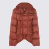 Rick Owens Insulated Long Sleeve Puffer Jacket In Brown