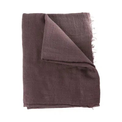 Pre-owned Rick Owens Giglio Mega Scarf 'grape' | Purple | Women's Size Onesize