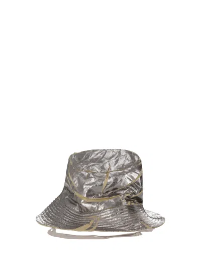 Rick Owens Gilligan Bucket Hat In Silver