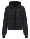 Rick Owens Hooded Down Jacket In Black