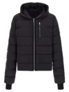 Rick Owens Hooded Down Jacket In Black