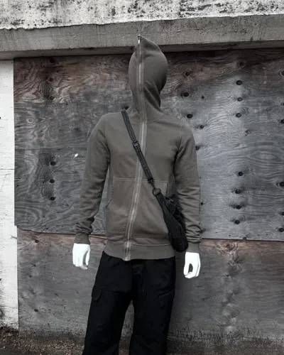 Pre-owned Rick Owens Gimp Fullzip Hoodie Dust In Gray