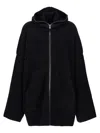 Rick Owens Porterville Jumbo Gimp Hoodie In Black