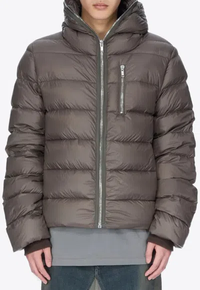 RICK OWENS GIMP HOODED DOWN JACKET