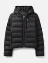 Rick Owens Shiny Finish Padded Down Jacket In Black