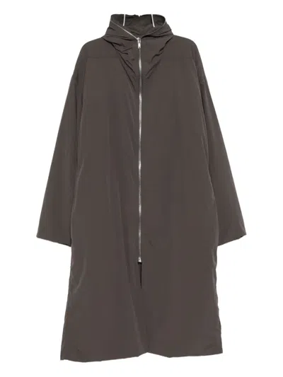 Rick Owens Gimp Mac Coat In Gray
