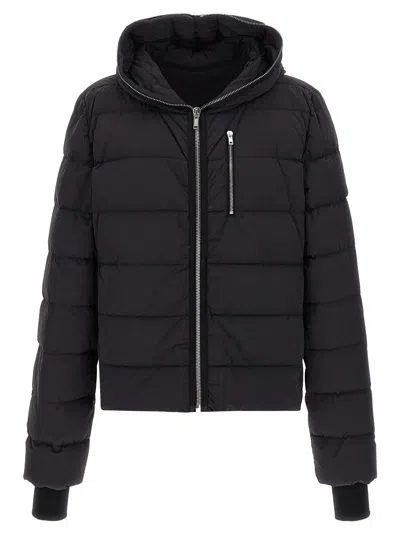 RICK OWENS GIMP PUFFER JACKETS BLACK