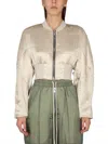 Rick Owens Off-white Girded Bomber Jacket