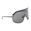 Rick Owens Bold Mask Sunglasses In Gray