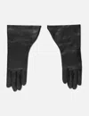 Rick Owens Gleam Gloves In Green