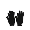 Rick Owens Fingerless Wool Gloves In Black