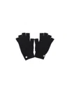 Rick Owens Fingerless Cashmere Gloves In Black