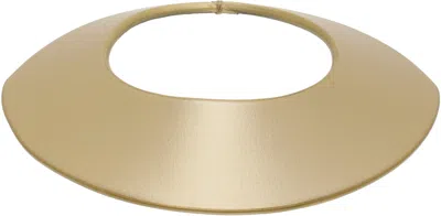 Rick Owens Gold Hollywood Anthem Bangle Bracelet