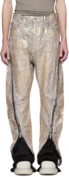 RICK OWENS GOLD HOLLYWOOD BOLAN BANANA JEANS