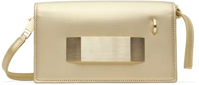 Rick Owens Gold Hollywood Griffin Bag In 02 Gold