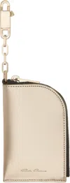 Rick Owens Gold Hollywood Hook Wallet In 02 Gold