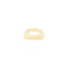 Rick Owens Gold Pleated Metallic Hollywood Ring In Gold