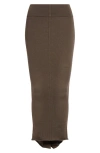 Rick Owens Gonna Dauphine Virgin Wool Blend Skirt In Dust