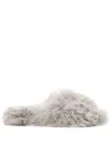 Rick Owens Granola Slides In Grey