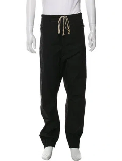 Pre-owned Rick Owens Graphic Print Joggers In Black
