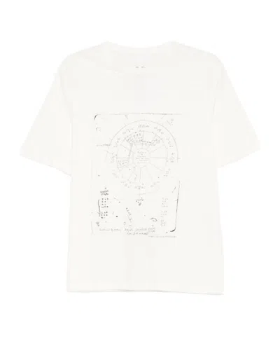 Rick Owens Graphic Printed Crewneck T-shirt In White