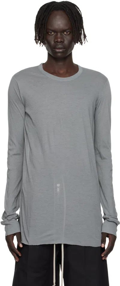 Rick Owens Gray Concordians Basic Ls T-shirt