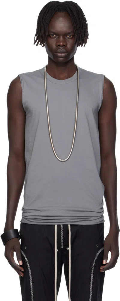 Rick Owens Gray Concordians Basic Tank Top