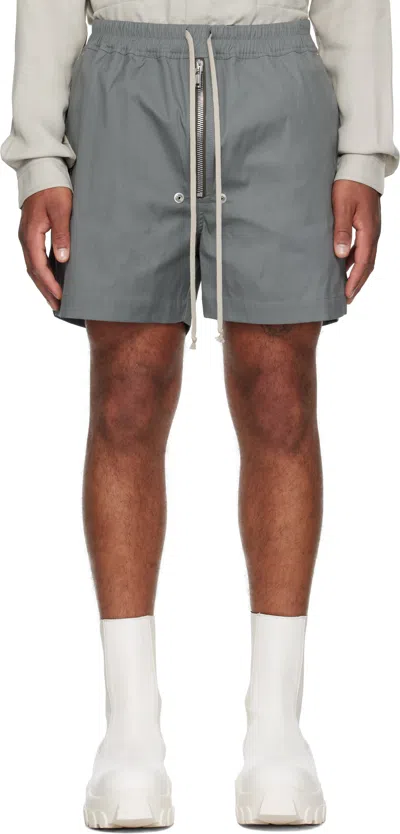 Rick Owens Gray Concordians Bela Boxer Shorts