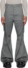 Rick Owens Gray Concordians Bolan Banana Trousers In Gray