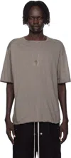 Rick Owens Gray Concordians Brad T-shirt In Gray