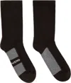 Rick Owens Gray Concordians Glitter Socks