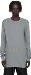 Rick Owens Gray Concordians Basic Ls T-shirt In Gray