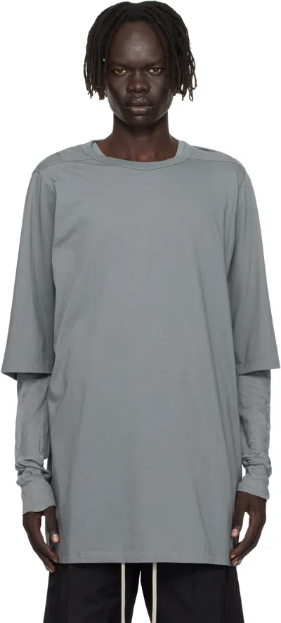 Rick Owens Gray Concordians Level Ls T-shirt