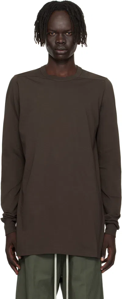 Rick Owens Gray Concordians Level Ls T-shirt In Multi