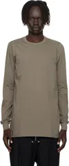 Rick Owens Gray Concordians Level Ls T-shirt In Neutral