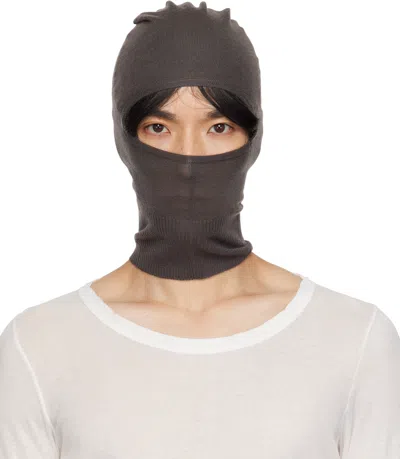 Rick Owens グレー Concordians Skull バラクラバ In Brown