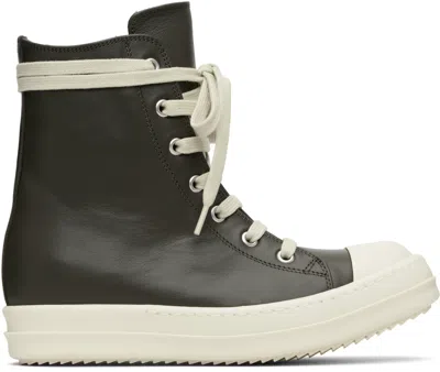 Rick Owens Gray Concordians Sneakers In Black