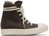 Rick Owens Gray Concordians Sneakers In Multi