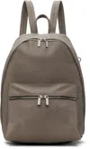 Rick Owens Gray Concordians Soft Buffalo Backpack In Sand