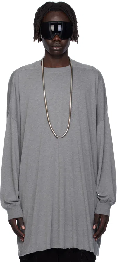 Rick Owens Gray Concordians Tommy Ls T-shirt
