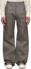 Rick Owens Gray Hollywood Geth Jeans In 34 Dust