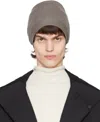 Rick Owens Gray Hollywood Medium Beanie In 34 Dust