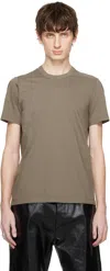 Rick Owens Gray Hollywood Short Level T-shirt In 34 Dust