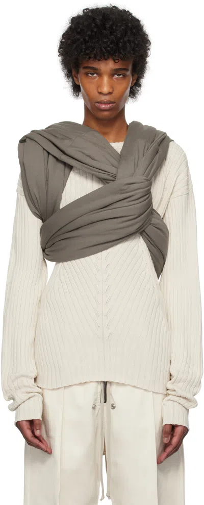 Rick Owens Gray Hollywood Triple Donut Top