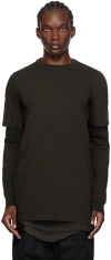 RICK OWENS GRAY PORTERVILLE LEVEL T-SHIRT