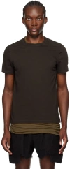 RICK OWENS GRAY PORTERVILLE SHORT LEVEL T-SHIRT