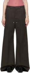 RICK OWENS GRAY TAILORED BELAS TROUSERS